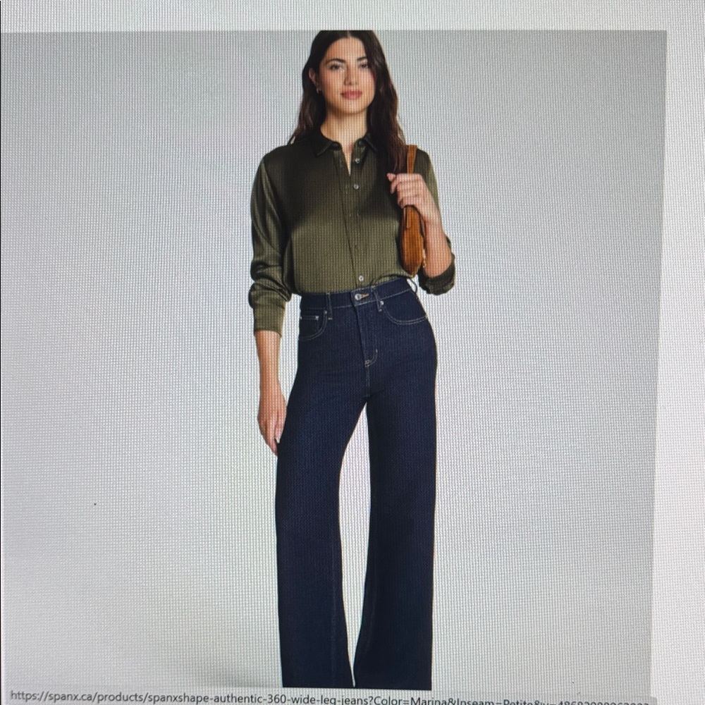 SPANX Dark Blue Flare Jeans